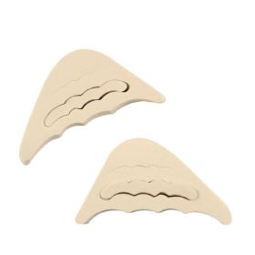 Toe Anti-slip Bottom Stick High Heels Thick Soft (Option: Beige)