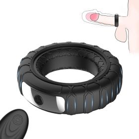 Tornado double ring locking fine ring for Longer Harder Stronger Erection;  Improve Sexual Performance;  Sex Toys for Men Massager Adult Sex Toys (Color: black)